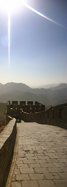 Sunlight at the Great Wall