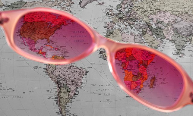 Viewing the world through rose-colored glasses