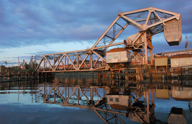 Sunset at Skansen Bridge