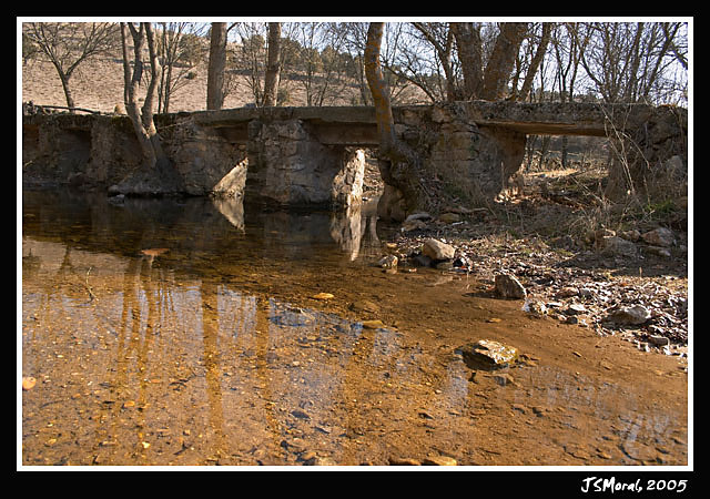 Reflections on the water