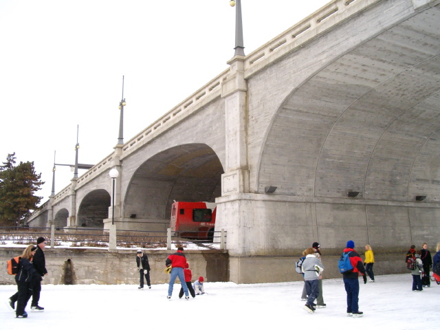 bridge over the winter