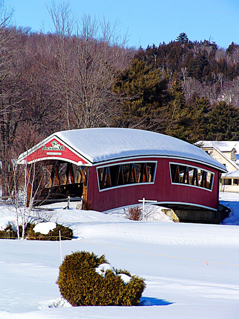 X-Country Skiers Bridge