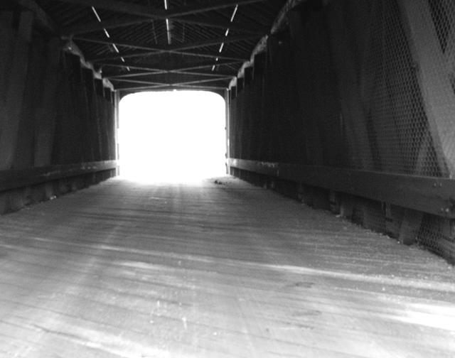 LIGHT AT THE END (covered bridge)