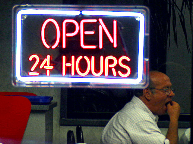 OPEN 24 HOURS