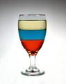 Separated liquids (Not Jello)