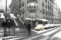 Paris smilling under the snow