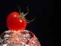 Cherry Tomato on Crystal