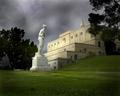 A View Of The Great Mausoleum At Forest Lawn