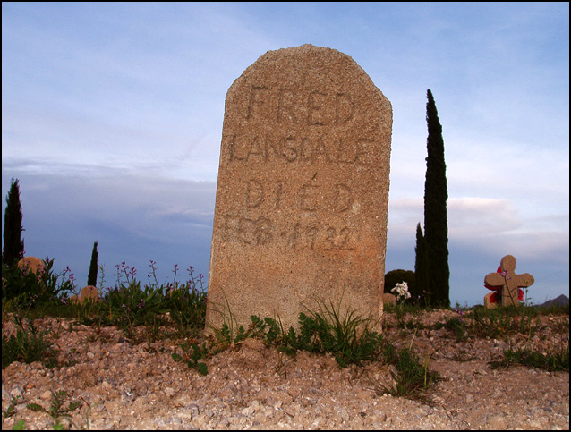 "Cemetery at Sunset"