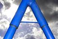 "A" cloudy sky...
