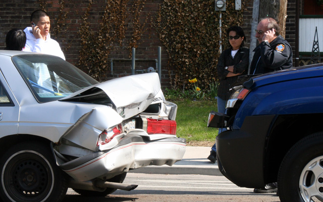 New Truck Vs. Old Car = Bad Moods All Around.