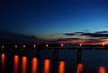 Bridge On Lake @ 10PM - Long Exposure