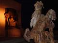 Midnight Statues With Two Light Sources