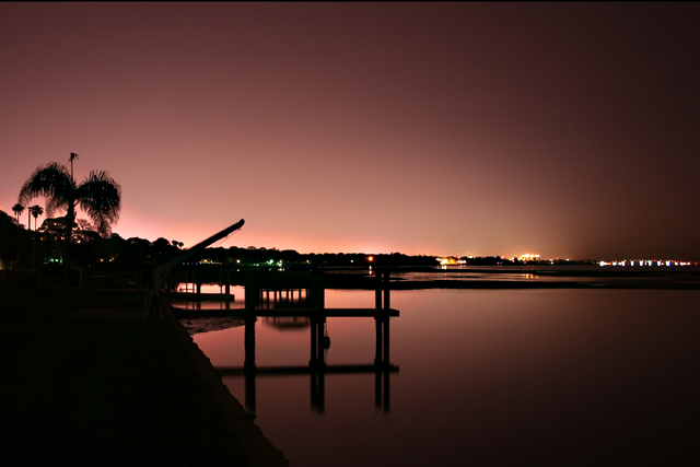 Sarasota Bay at Night