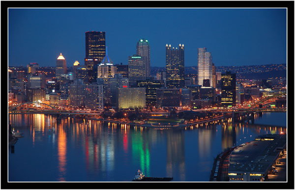 Pittsburgh, PA @ night