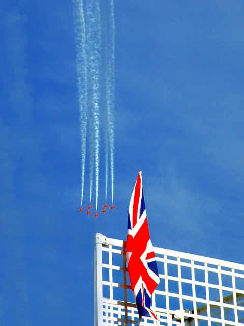 Red Arrows, Somerset,UK.