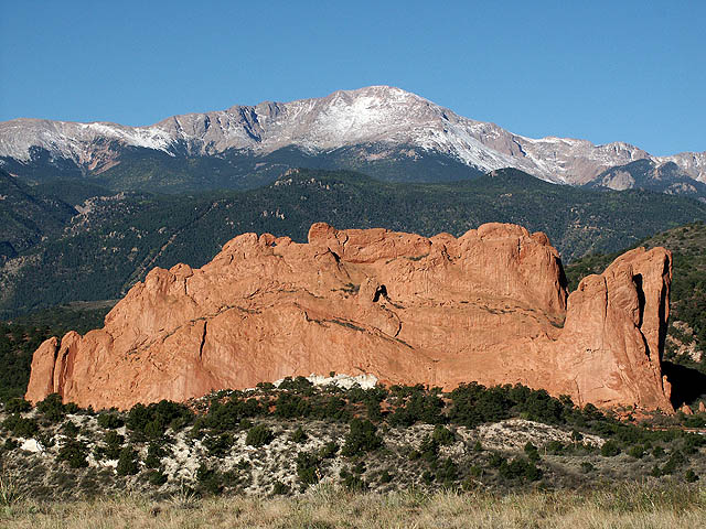 My Town's View of Pikes Peak