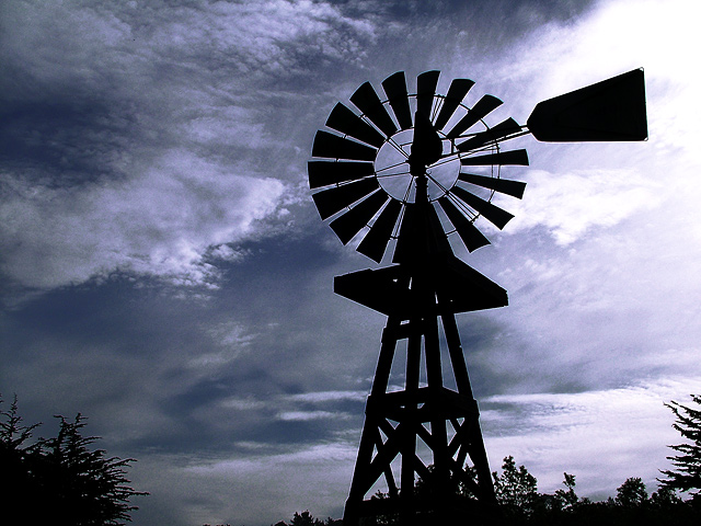 Windmill at Dawn