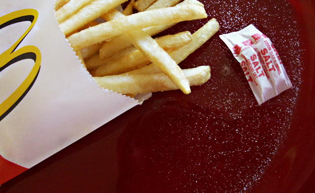 Want a few fries with that salt?