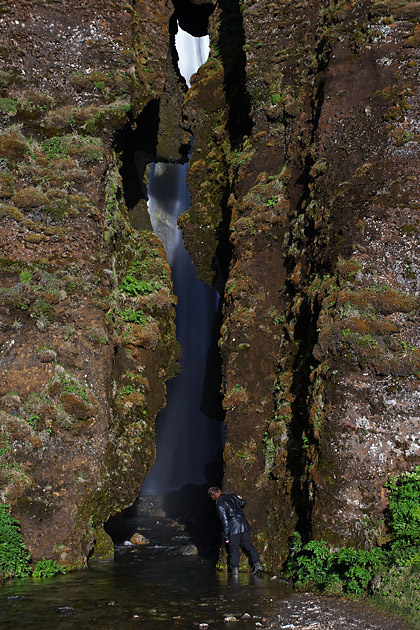 Hidden waterfall