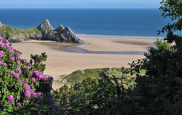 Three Cliffs Bay