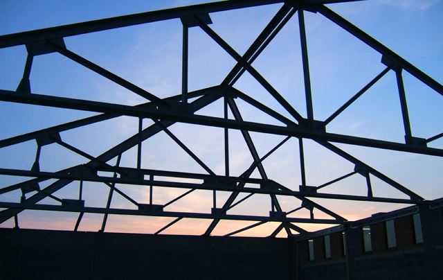 Rafters at Sunset