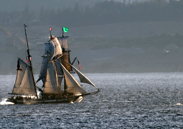 Navel Combat:  Tall ship Broadside