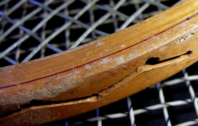 Wooden Tennis Raquet