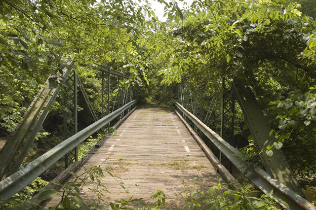 one lane bridge