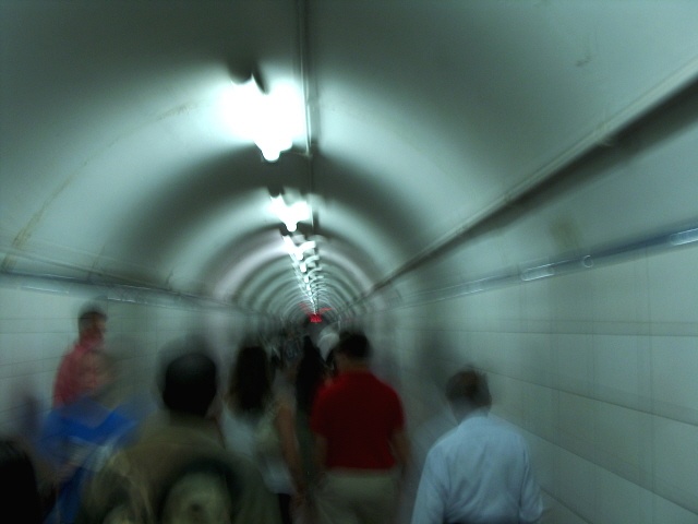 The El Train Walkway (Chicago)