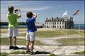 A photographer's family at Fort Niagara