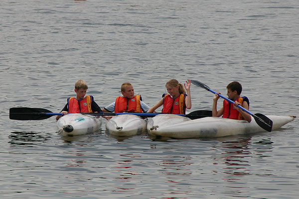 Waiting for our instructor .