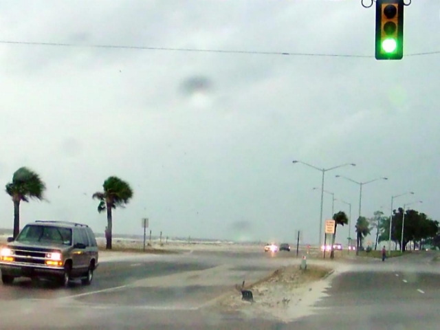 Hurricane Lily Trashing MS HWY 90