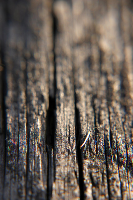 cracked old timber