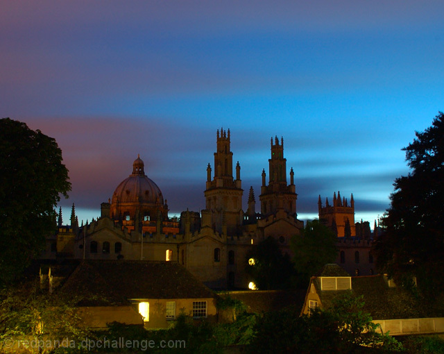 Oxford night ('castles of knowledge')