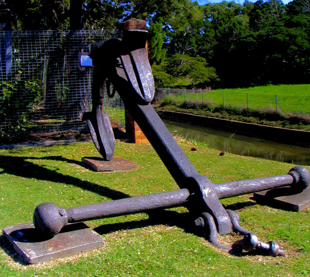 Anchor of the Ancent Baque 'Panama' Shipwrecked off Fraser Island 1886