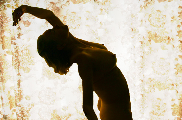 Lone Dancer At Window