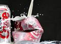 Milk vs Coke (the Diet waiting his turn)