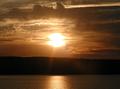 reservoir sunset
