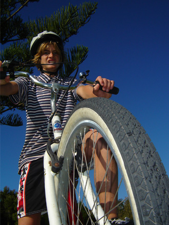 Biker dude.