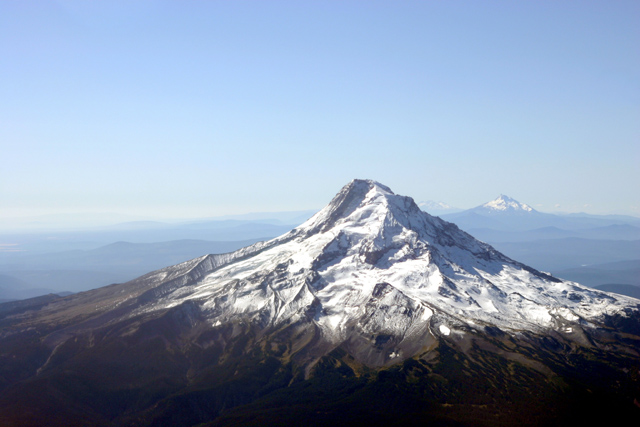 Looking towards the peak.