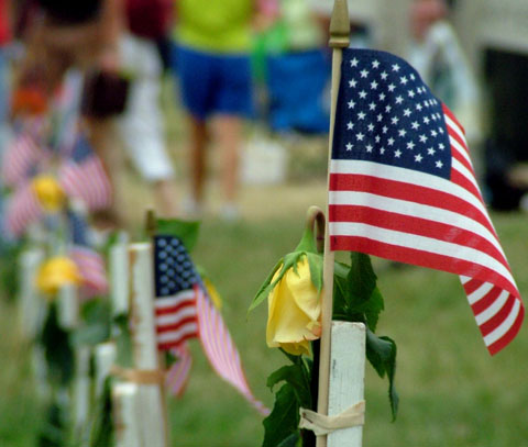 Remembering the fallen one cross at a time