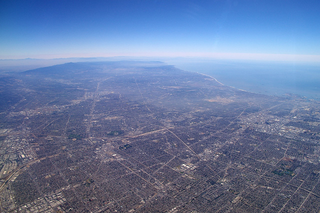 Californian coastline @ 30,000 feet