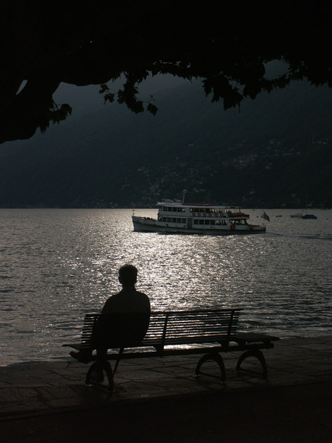 Watching the world go by on Lake Maggiore