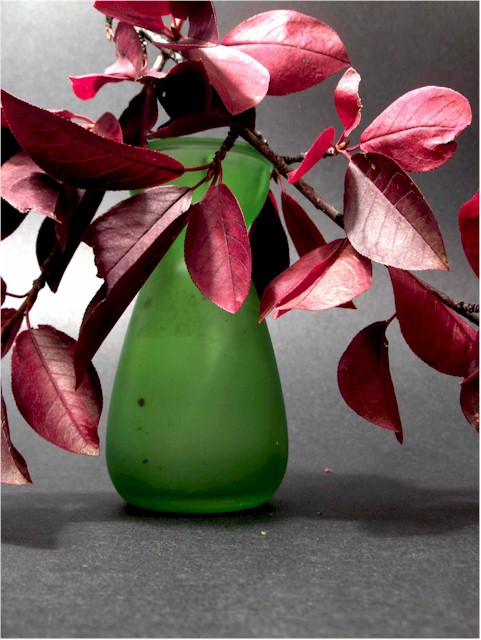 Red and Green Vase