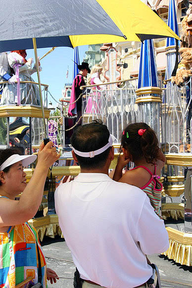 This is a shot I took at disney of my daughter and her grandparents!