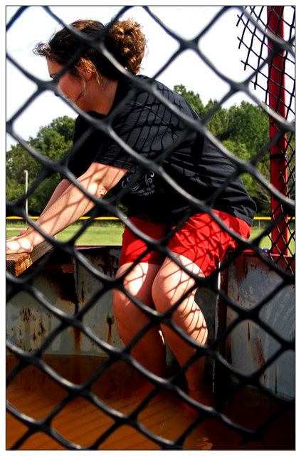 Students Celebrate END of First Nine Weeks !!!  Teachers....Dunked in RUST !!!