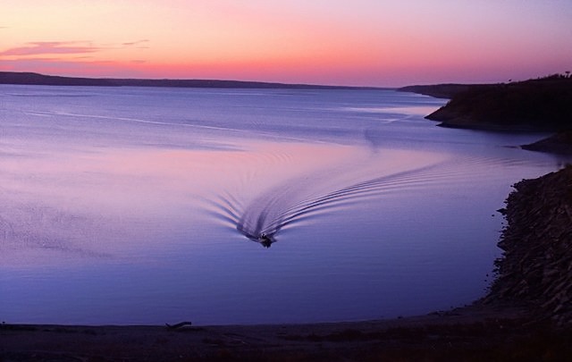 Serenity at sunset