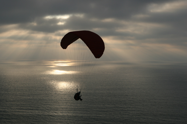 Thermal Flight in Overcast Weather