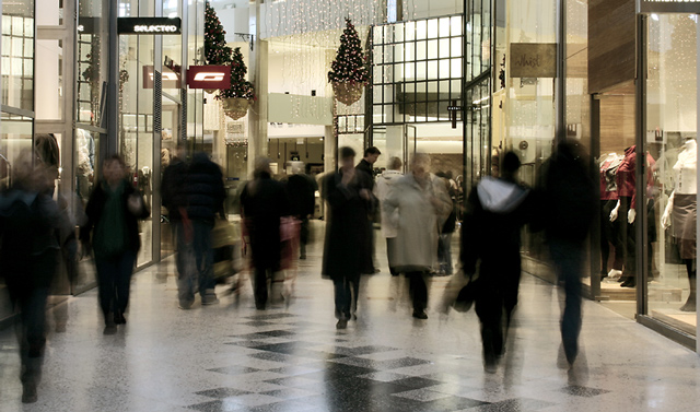 A busy mall